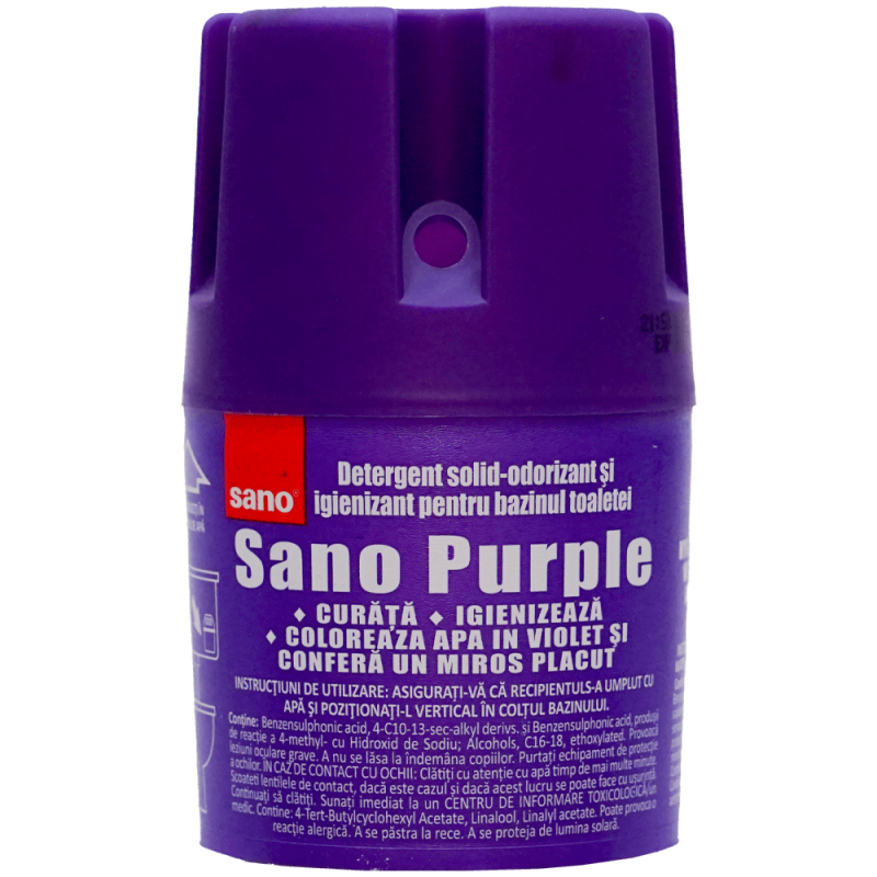 Odorizant bazin toaleta solid 150 g Sano Bon Purple
